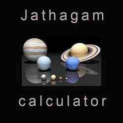 Generate your Jathagam online free, and find a detailed astrology chart, zodiac sign, star sign and more, based on Tamil astrology.