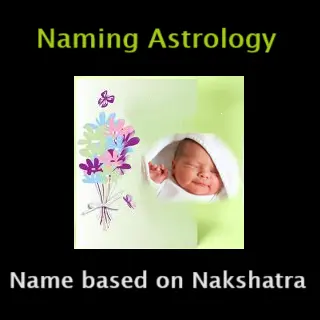 Find Tamil baby names starting letter based on date of birth and nakshatra, online. First letter of name by date of birth and time is called nama aksharam